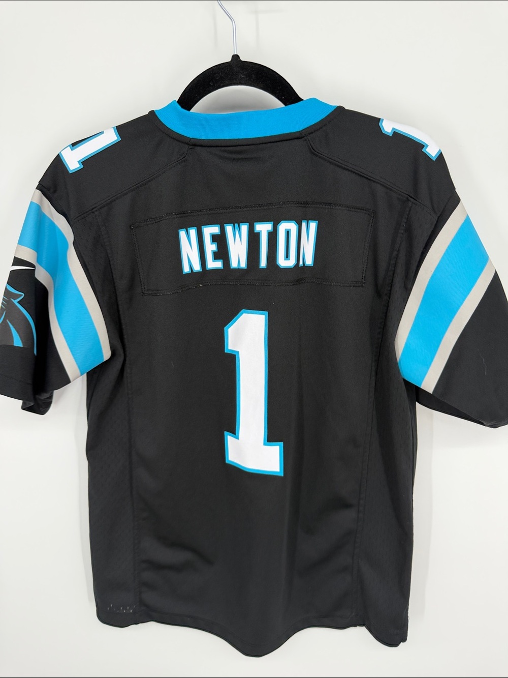 Carolina Panthers NFL Onfield Jersey #1 Newton Youth Size Large 14-16 - Picture 7 of 10